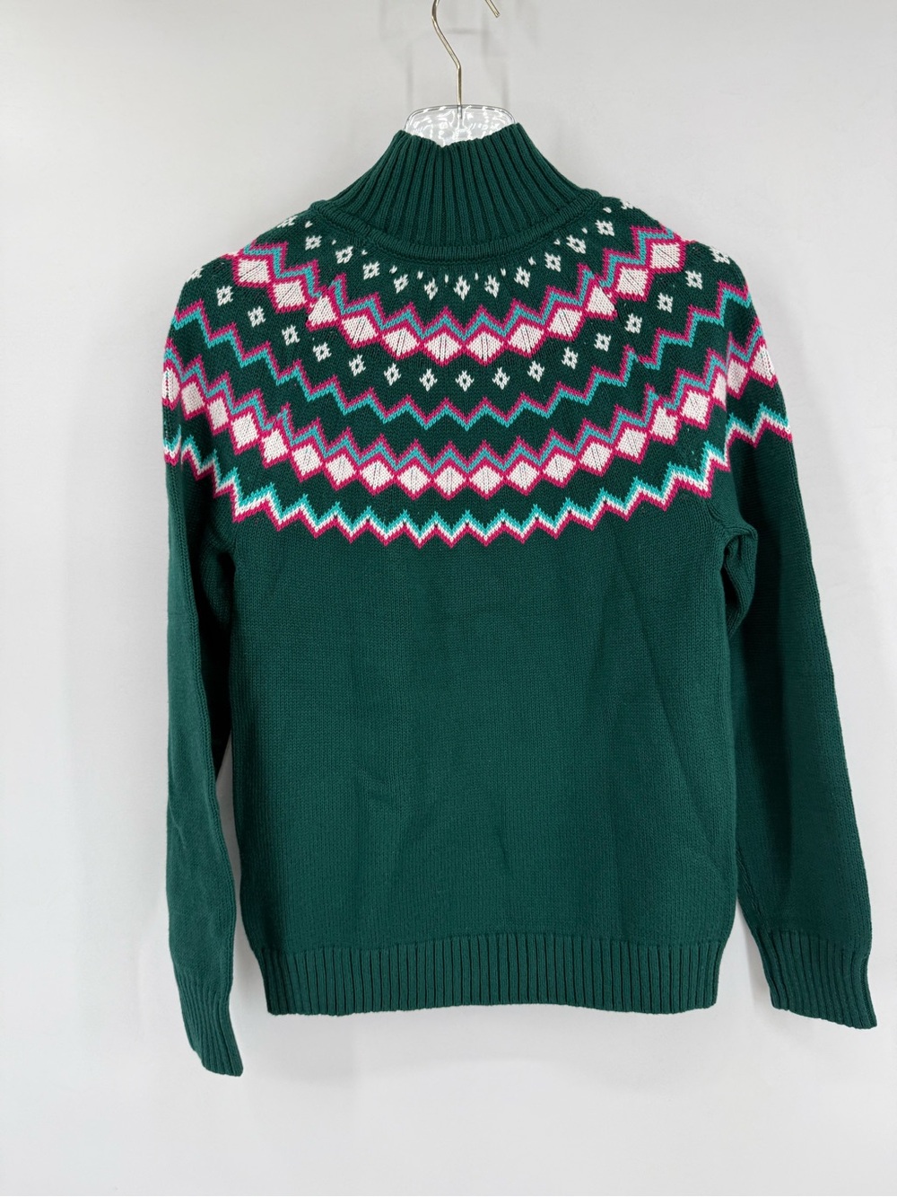 J crew Fair Isle turtleneck sweater size small‎ NWT